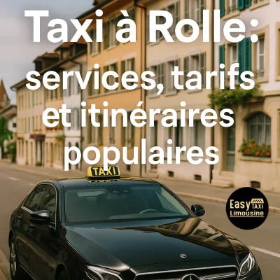 Taxi à Rolle : services, tarifs et itinéraires populaires